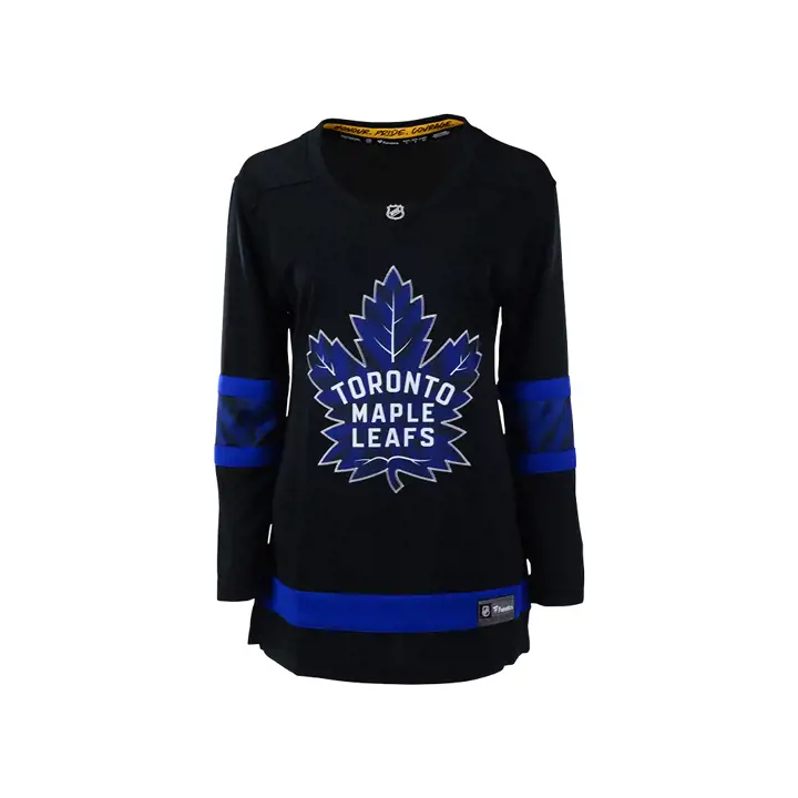 Maillot Alternatif Breakaway NHL Femme Toronto Maple Leafs noir