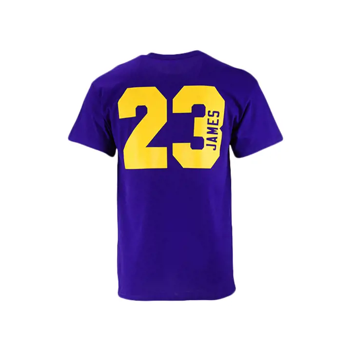 LA LAKERS NBA T-Shirt Hooper LeBron James VIOLET