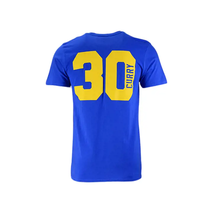 T-shirt Stephen Curry WARRIORS NBA Hooper BLEU