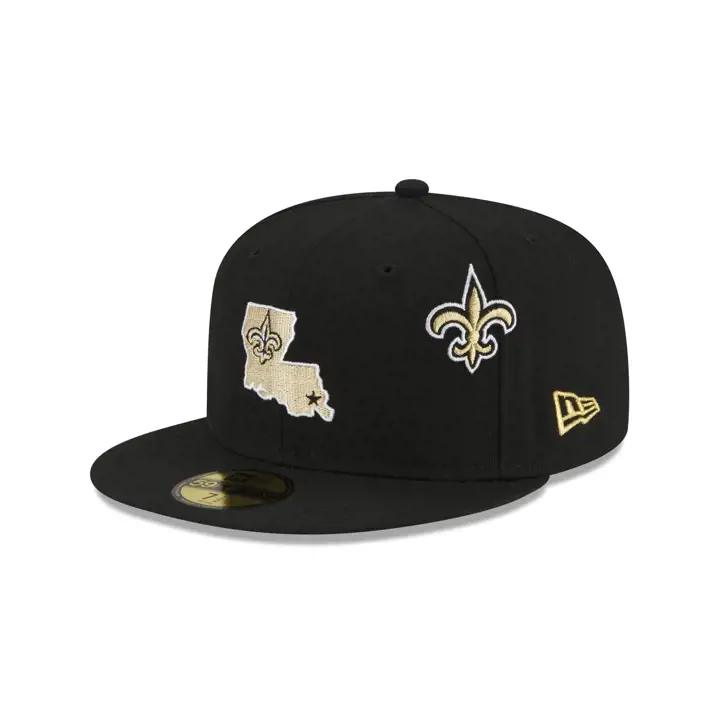New Orleans Saints JUST DON NFL 59FIFTY BLK