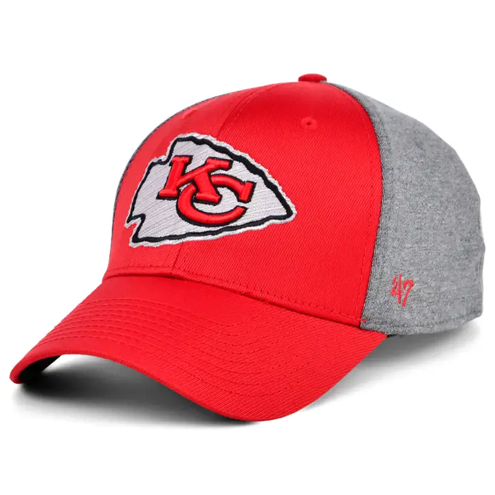 Kansas City Chiefs NFL Sherwick '47 Contender ROUGE/GRIS-CLAIR