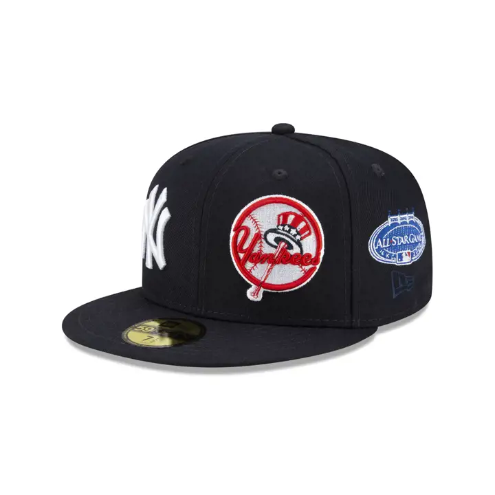 NEW YORK YANKEES ÉCUSSON MLB PRIDE 59FIFTY MARINE