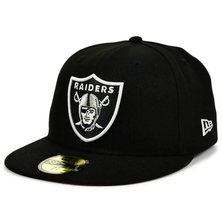 Las Vegas Raiders NFL Probowl Patch 59FIFTY 1998 NOIR