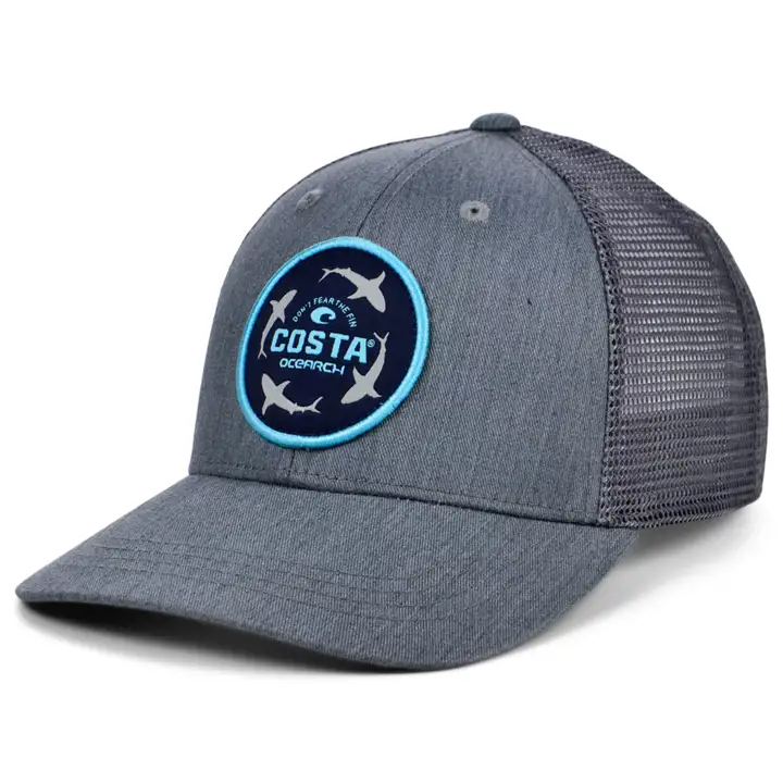 Casquette trucker COSTA OCEARCH CIRCLE SHARK grise/bleue marine