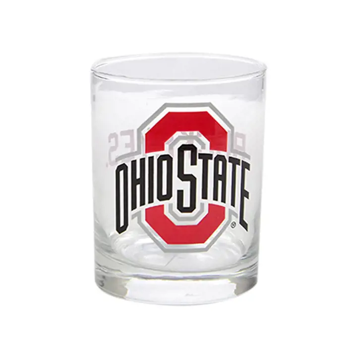 Verre à whisky Ohio State Buckeyes 14oz CLEAR/RED/WHT