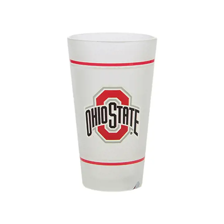 Verre mélangeur Ohio State Buckeyes 47 cl - Chant de combat TRANSPARENT/ROUGE/