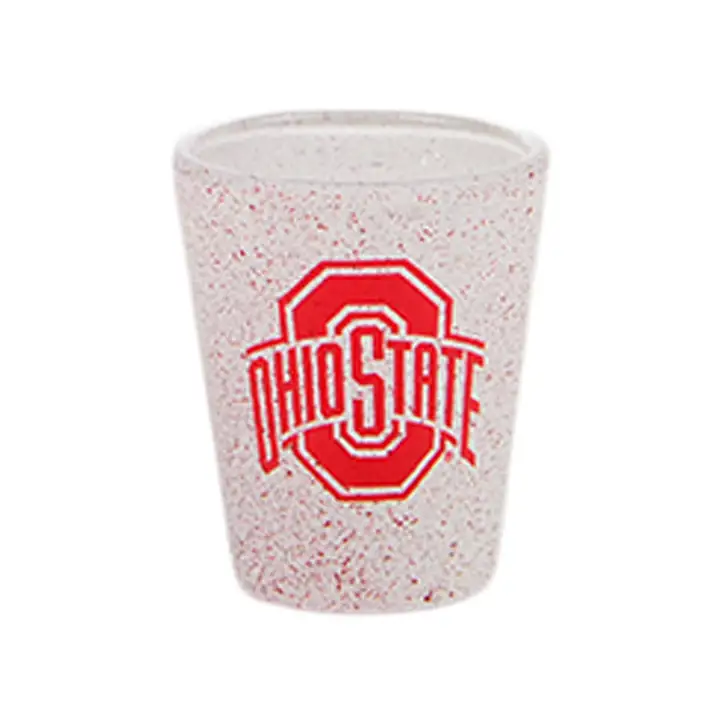 Verre à shot granit Ohio State Buckeyes de 44 ml TRANSPARENT/ROUGE/BLANC