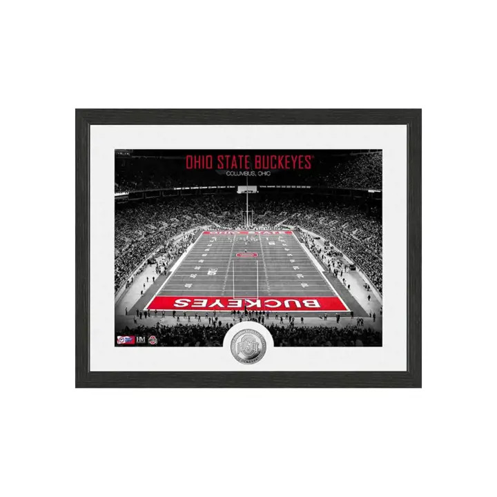 Cadre Art Déco de Luxe Ohio State Buckeyes (16"x32") ast