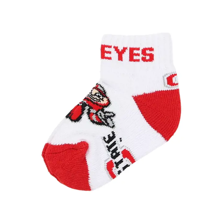 Chaussettes courtes bébé Ohio State Buckeyes AST