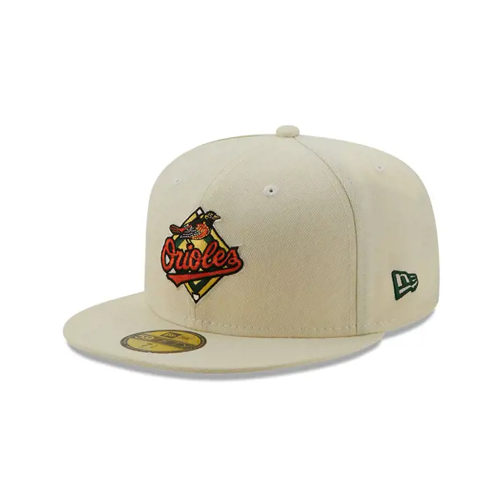 BALTIMORE ORIOLES MLB COLOR UV 59FIFTY BLANC CASSÉ/CHROME ÉQUIPE