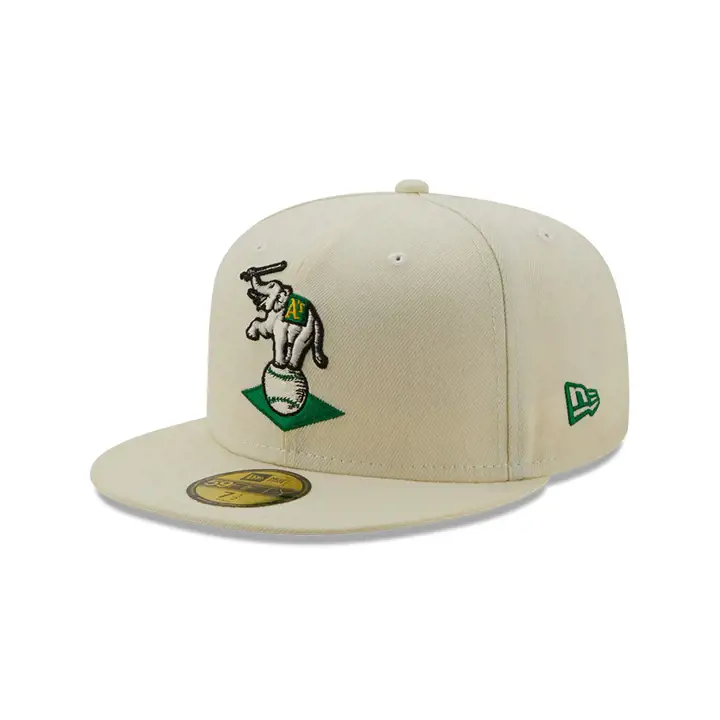 OAKLAND ATHLETICS MLB COLOR UV 59FIFTY ÉCRU/CHROME DE L'ÉQUIPE