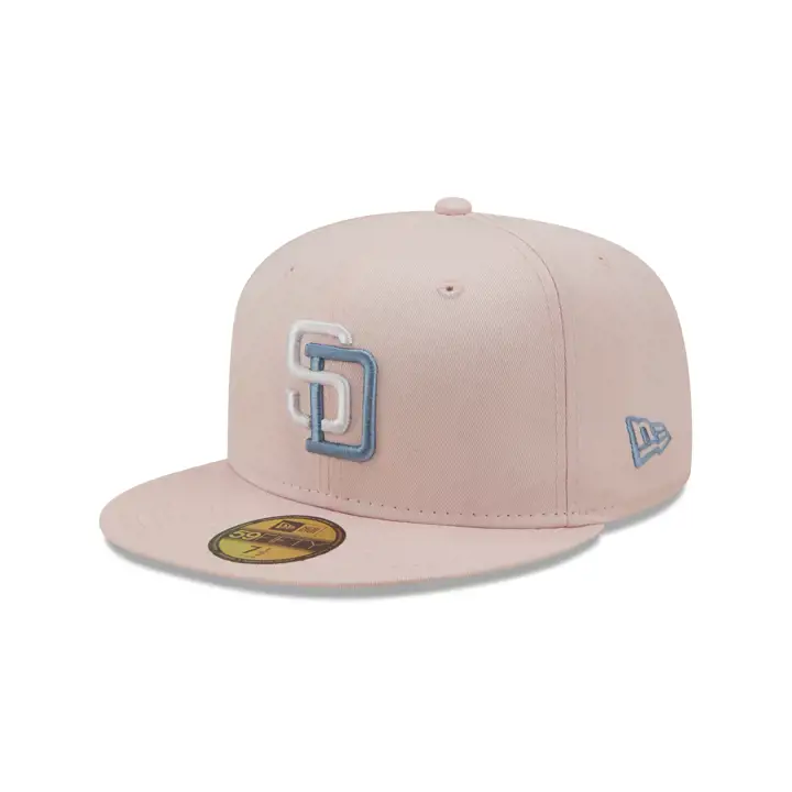 SAN DIEGO PADRES MLB COLOR UV 59FIFTY ROSE/BLEU CIEL rse/blcl
