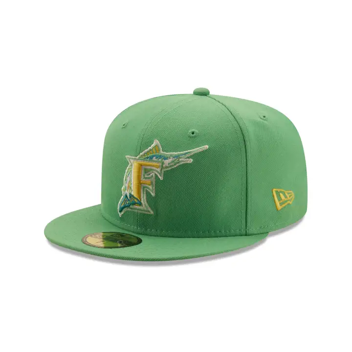 FLORIDA MARLINS MLB COLOR UV 59FIFTY LEMON LIME vte/jau