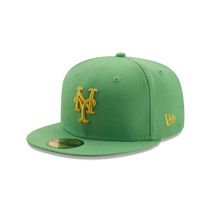 NEW YORK METS MLB COLOR UV 59FIFTY LEMON LIME vte/jau