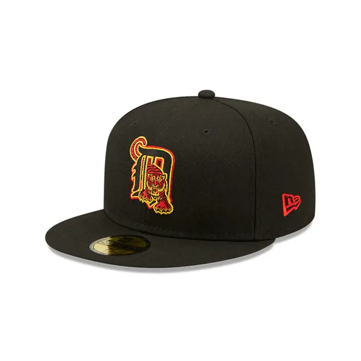 Casquette DETROIT TIGERS MLB COLOR UV 59FIFTY COBRA 2.0 noire/jaune