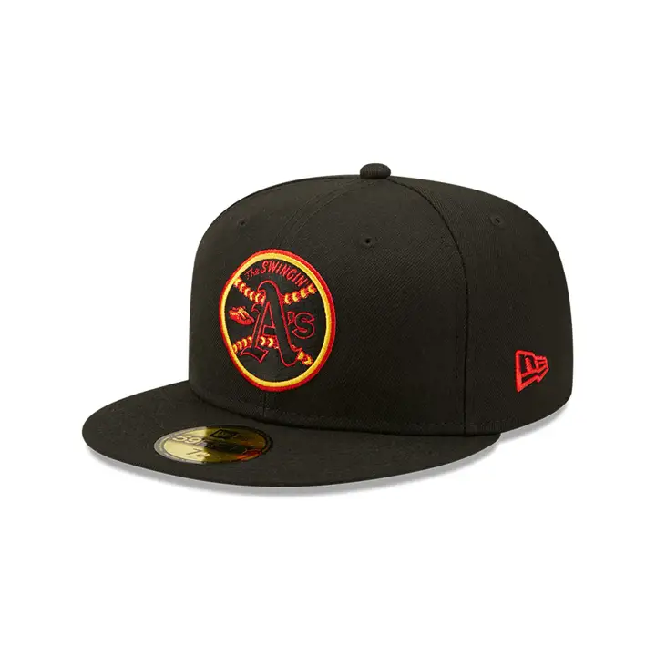 OAKLAND ATHLETICS MLB COLOR UV 59FIFTY COBRA 2.0 noir/jaune
