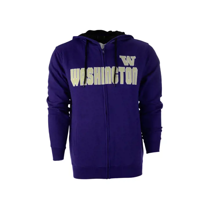 Sweat à capuche zippé Washington Huskies NCAA PUR