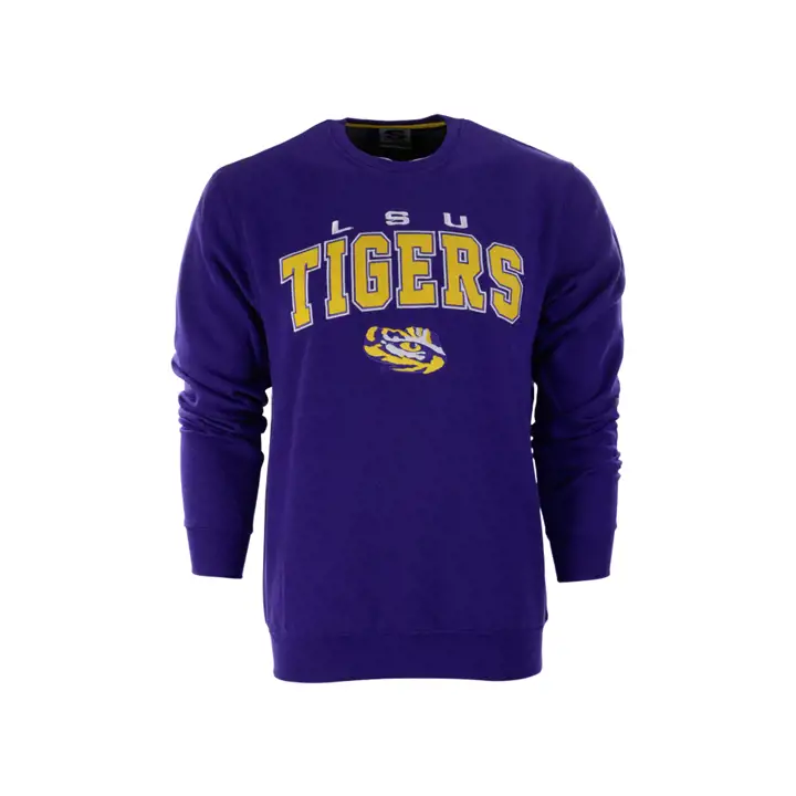 Sweat-shirt ras du cou de promotion NCAA L.S.U. VIOLET