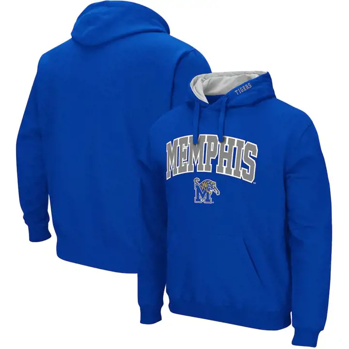 Sweat à capuche Memphis Tigers 2F NCAA Arch & Logo BLEU