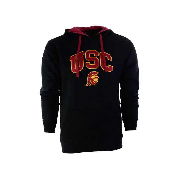 Sweat à capuche USC Trojans 2F NCAA Arch & Logo Noir
