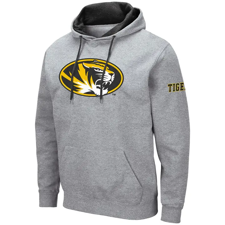 Missouri Tigers 2F Sweat à capuche grand logo NCAA LGRY