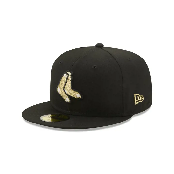 BOSTON RED SOX MLB COLOR UV 59FIFTY GOLD RUSH blk/gl