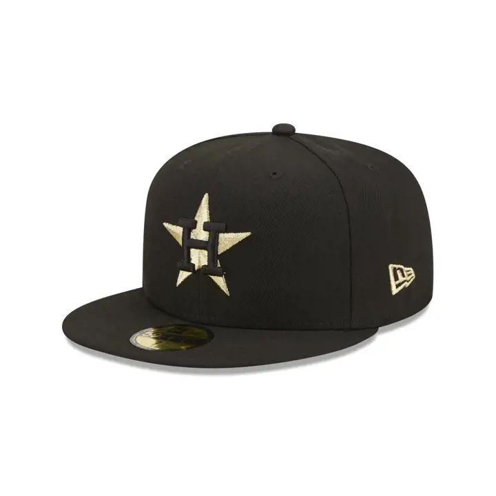 CASQUETTE 59FIFTY MLB HOUSTON ASTROS GOLD RUSH NOIR/OR