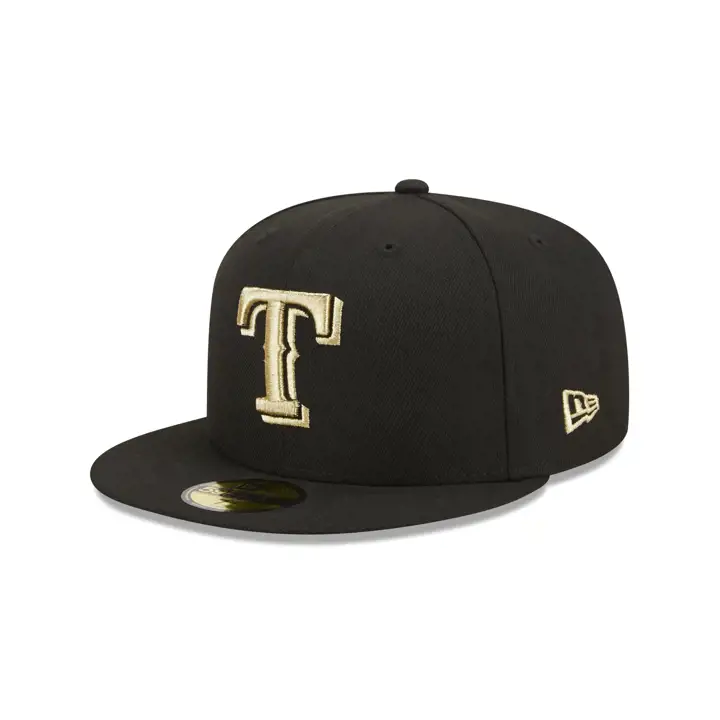 TEXAS RANGERS MLB COLOR UV 59FIFTY GOLD RUSH n/o/j