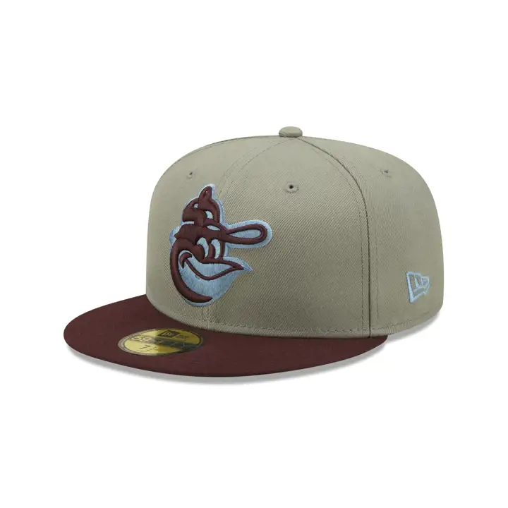 BALTIMORE ORIOLES MLB COLOR UV 59FIFTY MISTY MAROON gry/mar/