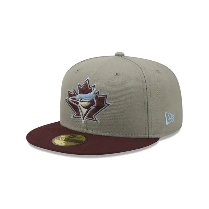 TORONTO BLUE JAYS MLB COULEUR UV 59FIFTY MISTY MAROON grs/mar/