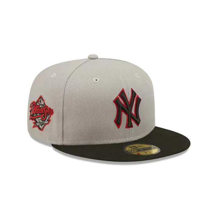 NEW YORK YANKEES MLB COLOR UV 59FIFTY GBRED gris/noir/rouge
