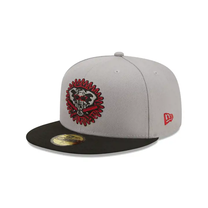 CASQUETTE OAKLAND ATHLETICS MLB COLOR UV 59FIFTY GBRED gris/noir/rouge