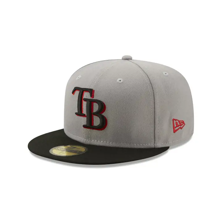 TAMPA BAY RAYS MLB COLOR UV 59FIFTY GBRED gris/noir/rouge