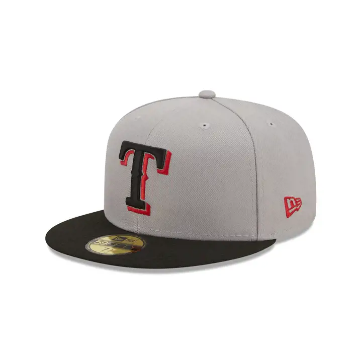 TEXAS RANGERS MLB COLOR UV 59FIFTY GBRED gris/noir/rouge