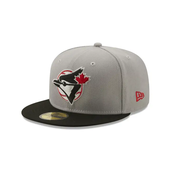 TORONTO BLUE JAYS MLB COULEUR UV 59FIFTY GBRED gris/noir/rouge