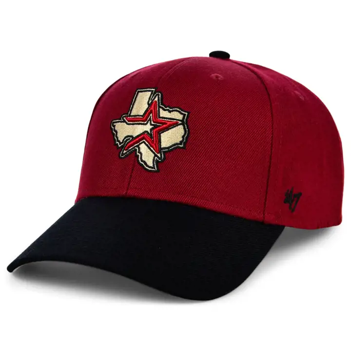 Houston Astros MLB Coop Fashion Patch '47 MVP RED/BLK