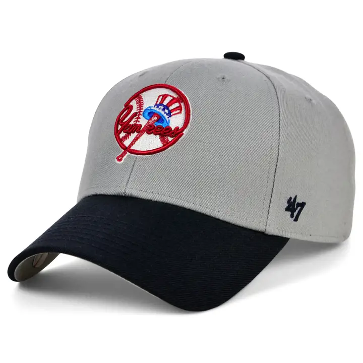 New York Yankees MLB Coop Fashion Patch '47 MVP GRY/NAVY