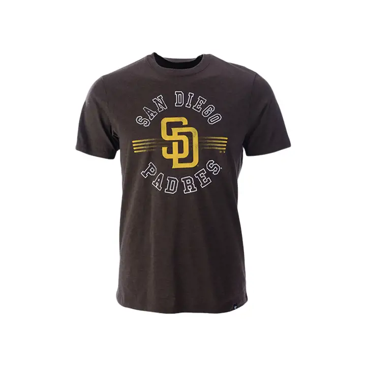 T-shirt logo San Diego Padres MLB marron