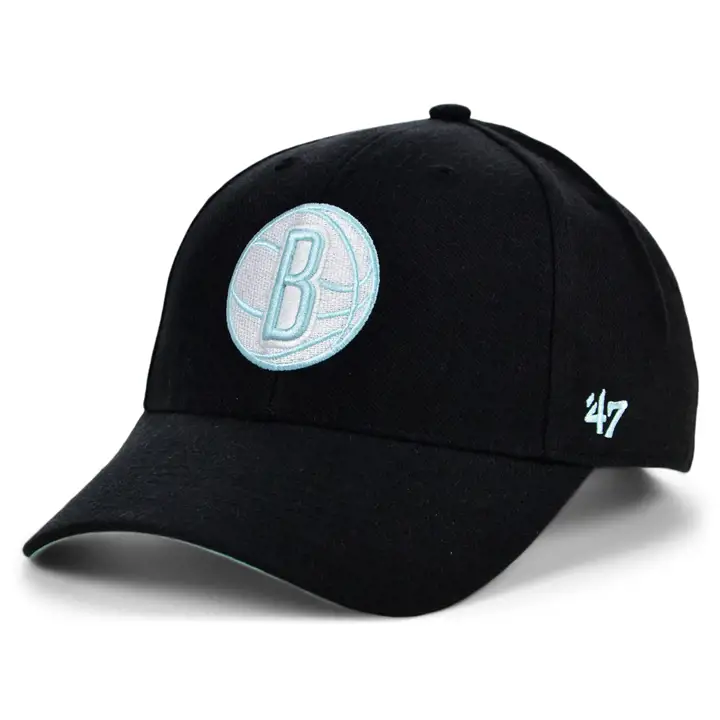 Brooklyn Nets NBA Champions Side Patch '47 MVP noir/Bleu