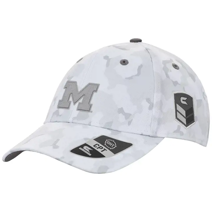 Michigan Wolverines NCAA OHT White Out Casquette ajustée blanc/camouflage