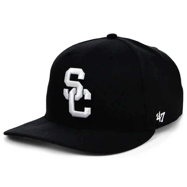 USC Trojans NCAA Pro Fitted noir/blanc