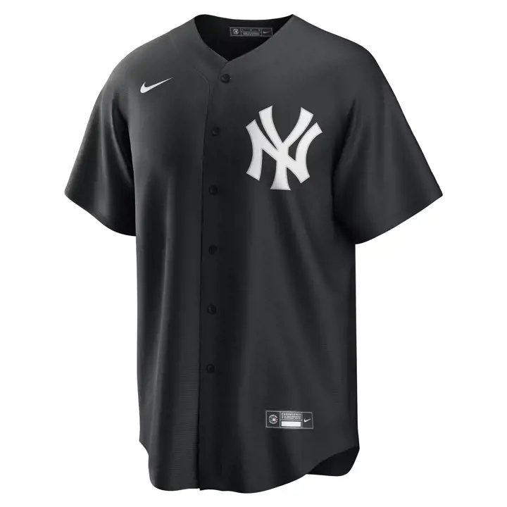 Maillot réplique Nike MLB B-Dub Player des Yankees Derek Jeter noir