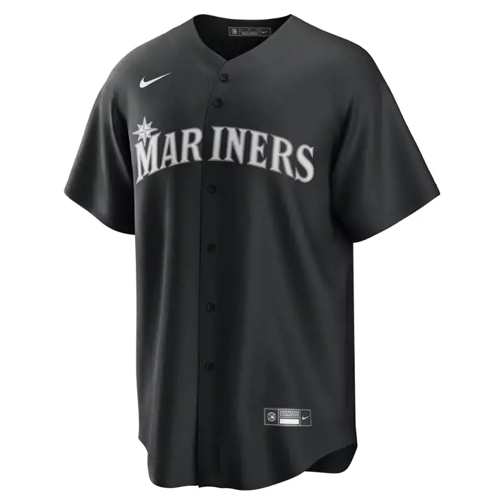 Mariners MLB Nike Maillot Réplique de Joueur B-Dub Ken Griffey Jr