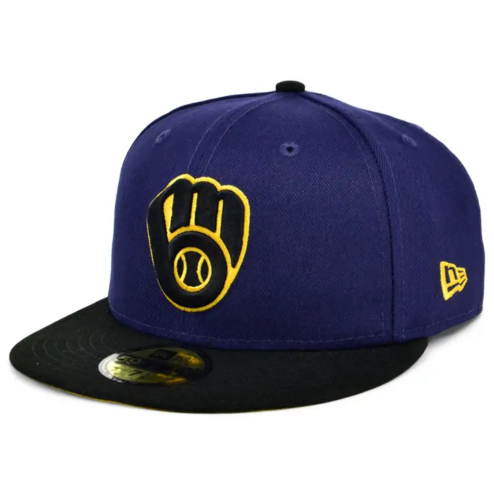 Casquette 59FIFTY MLB MILWAUKEE BREWERS AKA 2.0 marine/noir/jaune