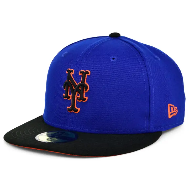 NEW YORK METS MLB AKA 2.0 59FIFTY ROUGE BOURGOGNE/NOIR/ORANGE