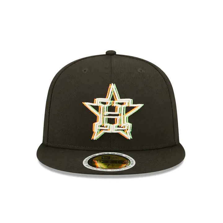 CASQUETTE HOUSTON ASTROS MLB 3D GLOW 59FIFTY NOIR/GRIS