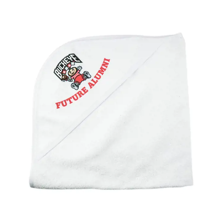 Serviette à capuchon pour bébé Ohio State Buckeyes ast