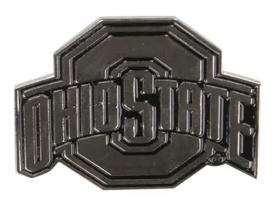 Aminco Inc. Black and Metal Logo Pin