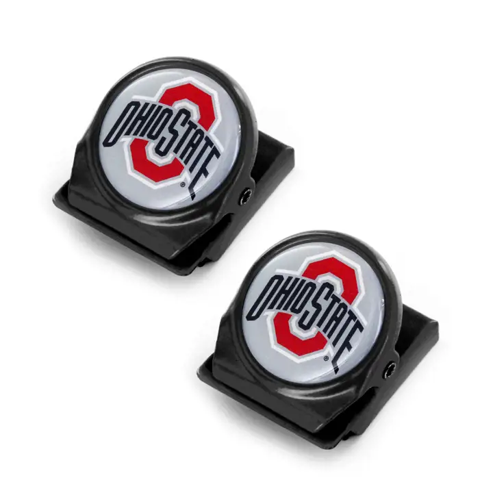 Ohio State Buckeyes Lot de 2 aimants presse-papiers