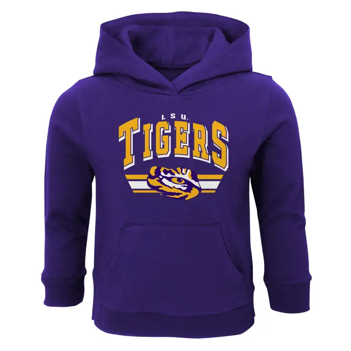 Sweat à capuche en molleton L.S.U. NCAA pour jeune BF 21 VIO